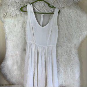 Artelier Nicole Miller Sheer Back White Dress- sz.2